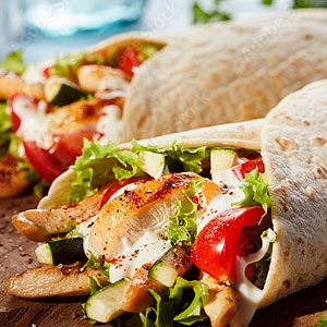 Wraps mit Hähnchennuggets